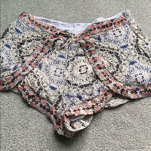 patterned summer shorts